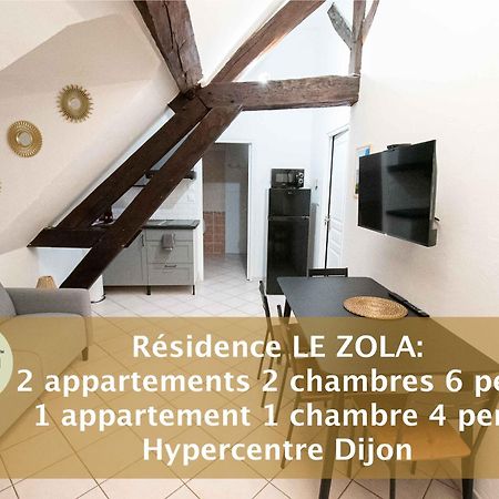 Residence Le Zola Compose De 3 Appartements Distincts En Hyper Centre De Dijon Avec Wifi Екстер'єр фото
