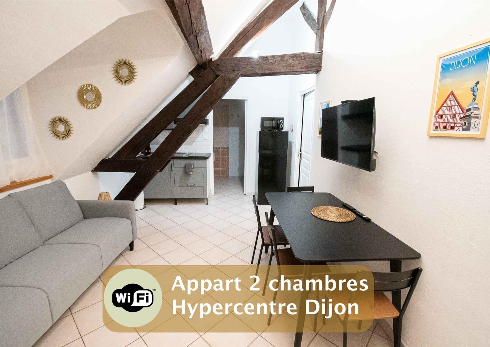 Residence Le Zola Compose De 3 Appartements Distincts En Hyper Centre De Dijon Avec Wifi Екстер'єр фото